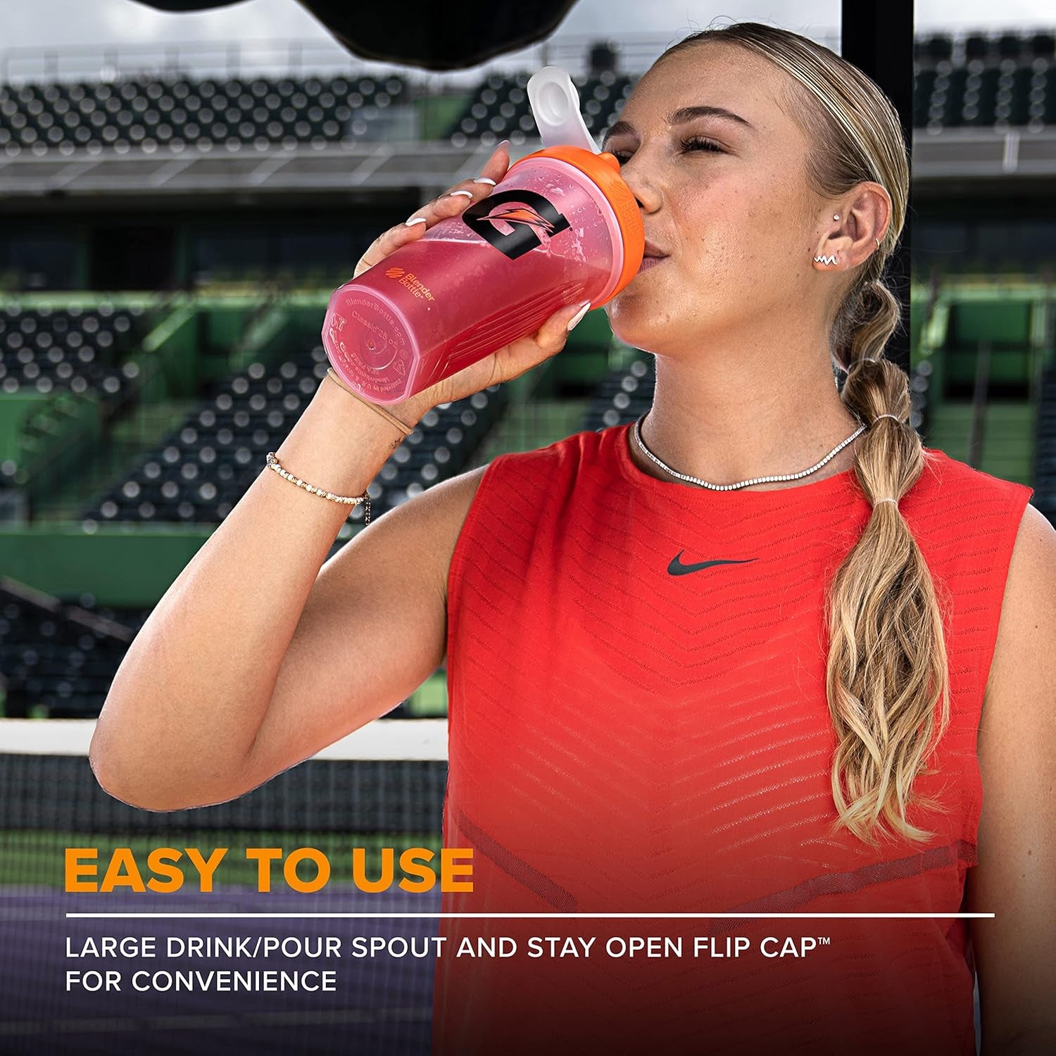 Shaker Bottle for Gym , 28 Ounce, Plastic