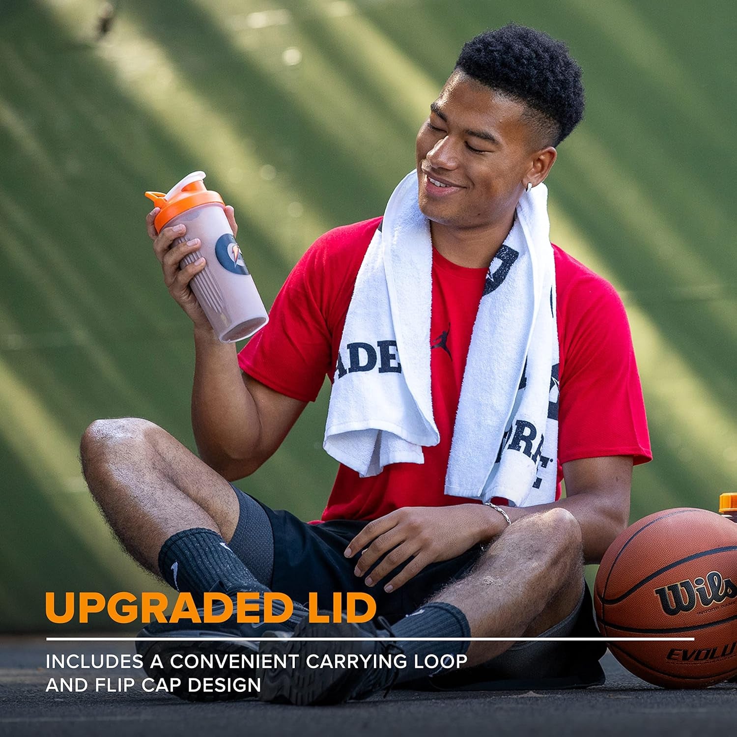 Shaker Bottle for Gym , 28 Ounce, Plastic